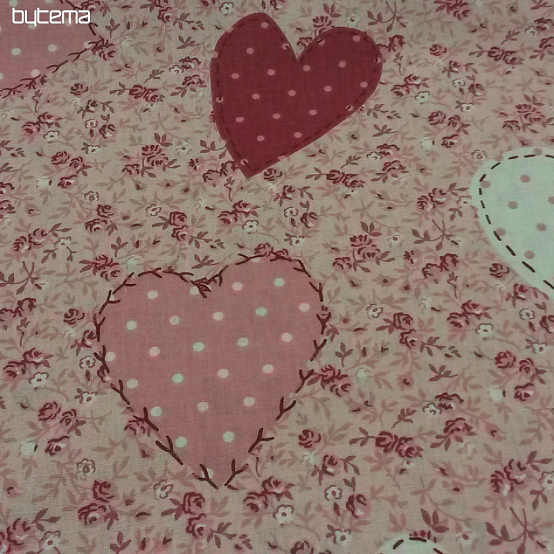 Tissu coton LIBERTY grand coeur