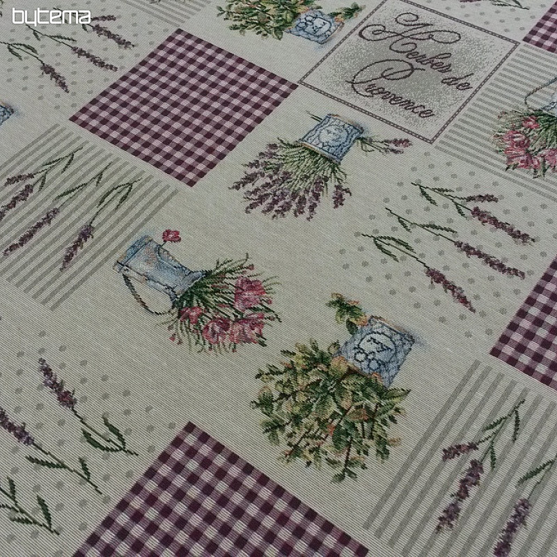 Tissu à tapisserie FLEURS DE PROVENCE
