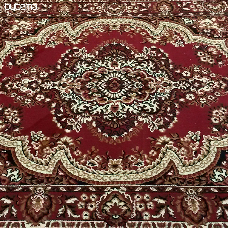 Tapis en pièce SOLID rouge