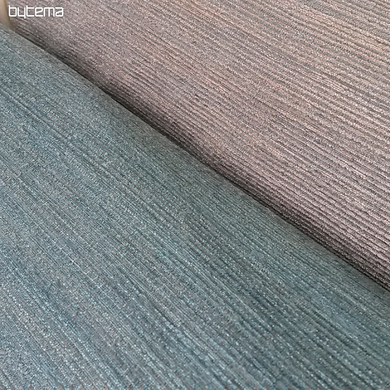 Tissu chenille ELIA combinaison de turquoise