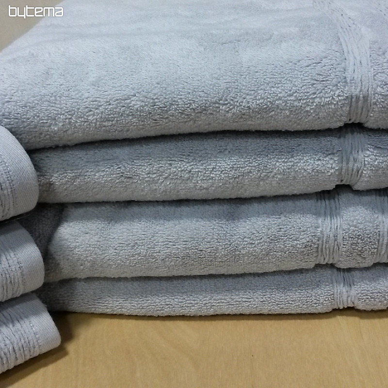 Serviette et drap de bain luxe EGERIA saint gris