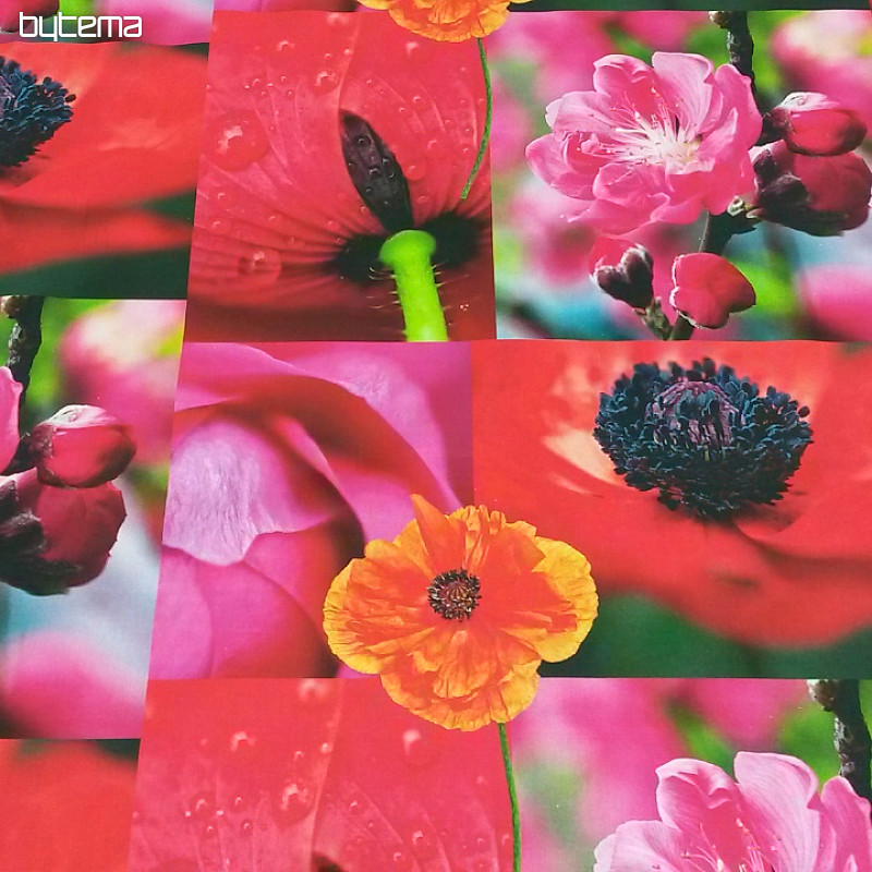 Tissu décoratif JARDIN JAPONAIS impression numérique