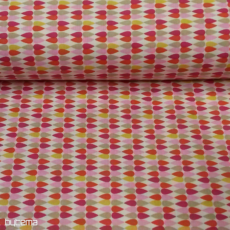Tissu déco PLIMA rose