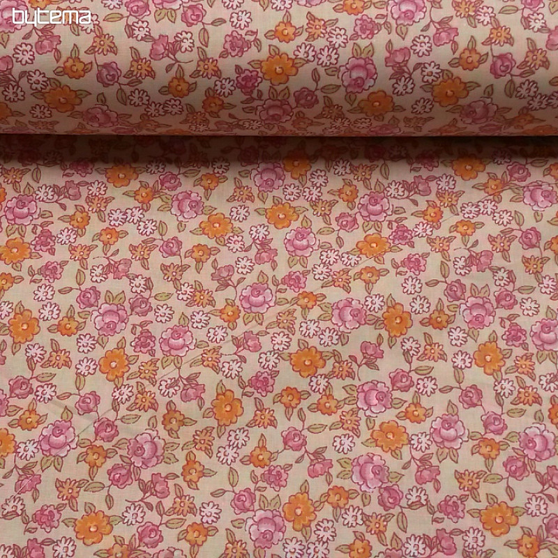 Tissu déco SARINA rose