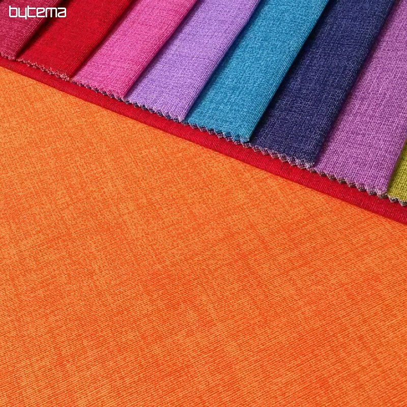 Tissu de décoration uni EDGAR 202 orange