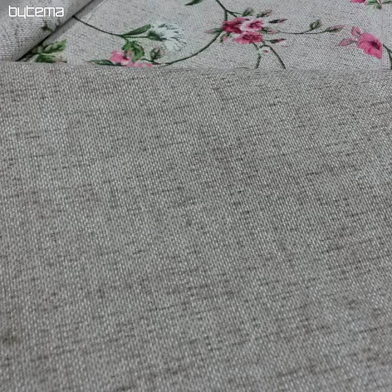 Tissu déco MAX LISO marron clair