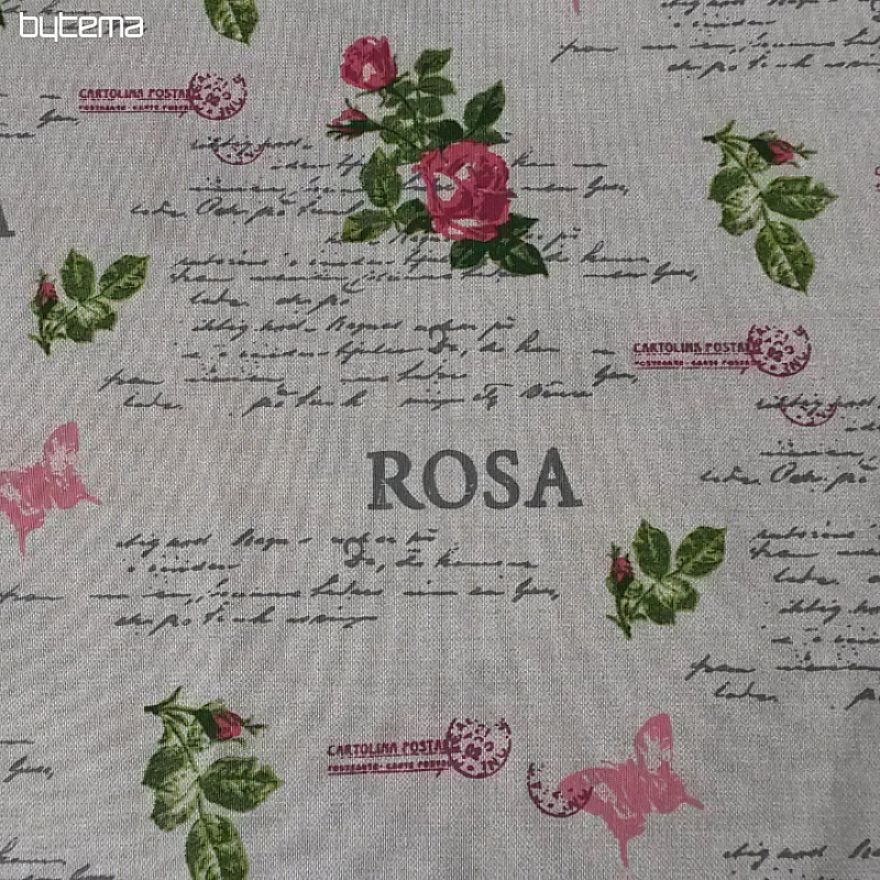 Tissu décoratif CLOE ROSA 280 cm