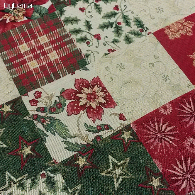 Tissu à tapisserie Rose de Noël HOLLY