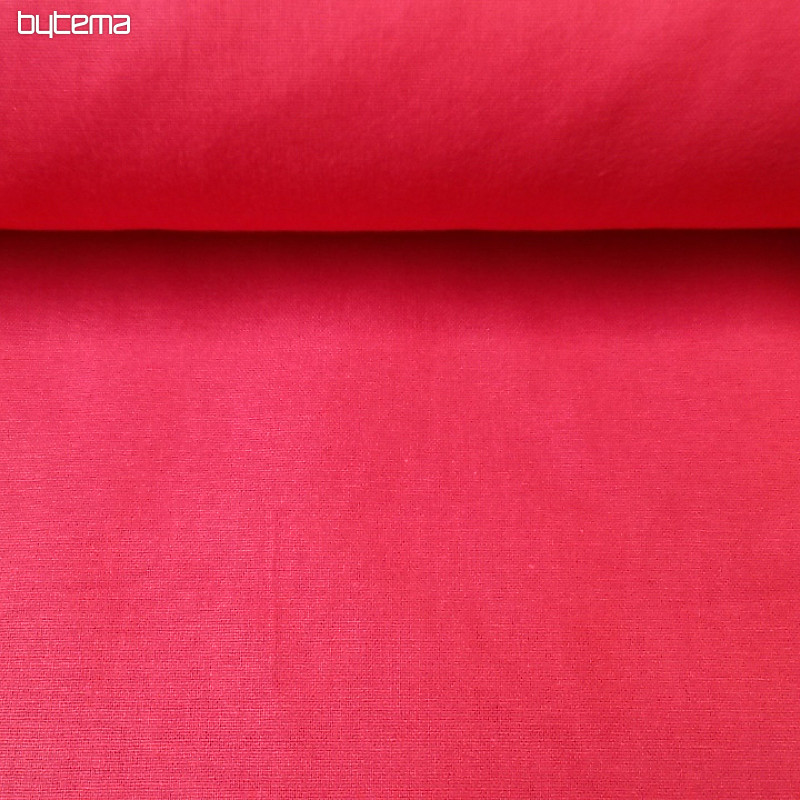Tissu coton UNI rouge