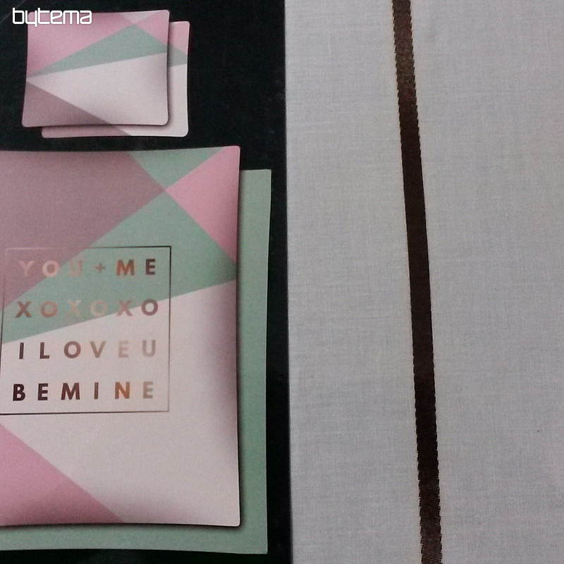 Draps en coton I LOVEU BEMINE