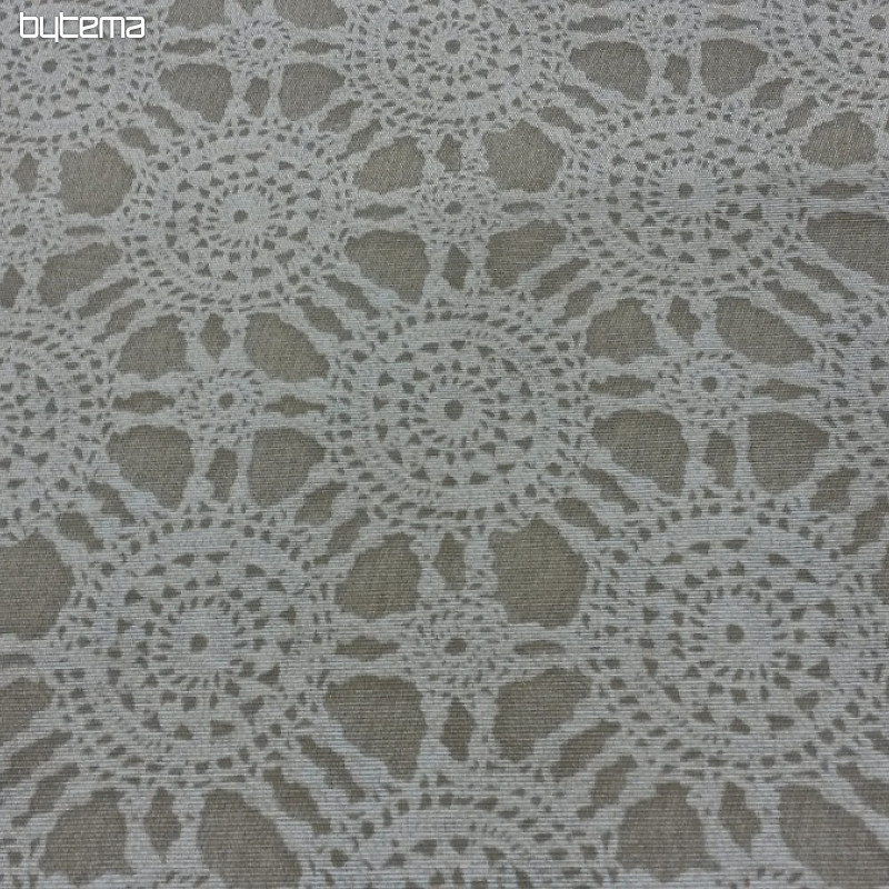 Tissu déco DENTELLE beige
