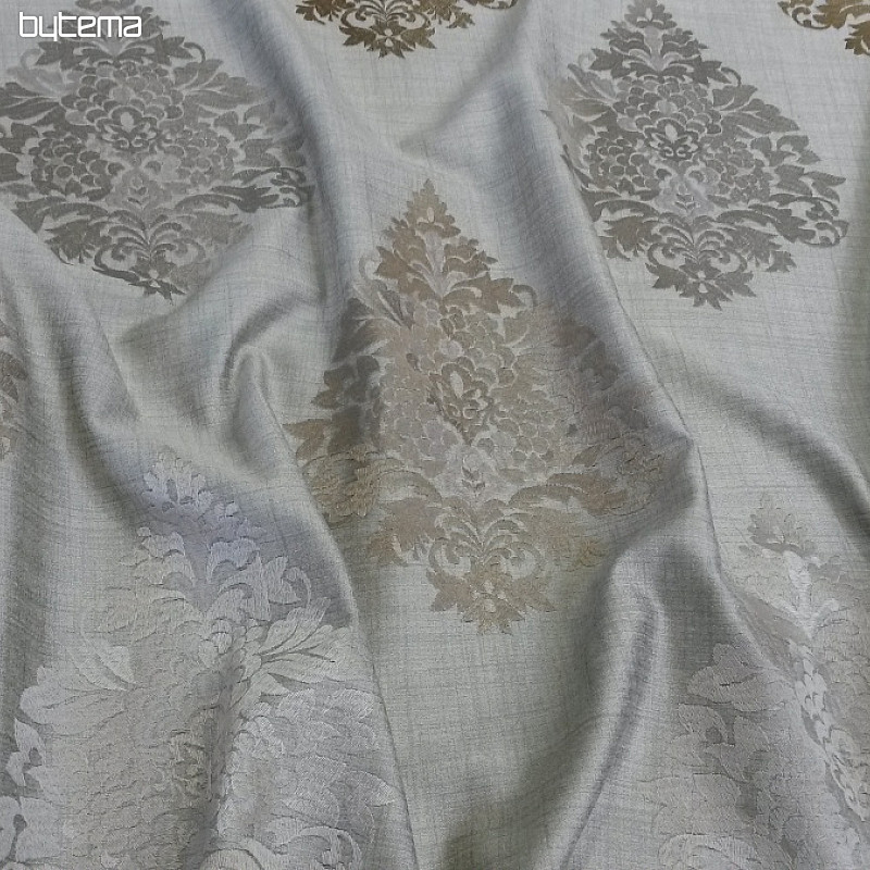 Tissu décoratif REVIVAL gris - beige