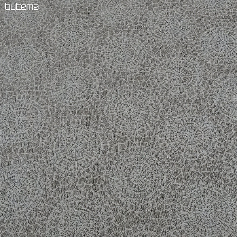 Tissu déco DENTELLE fine beige