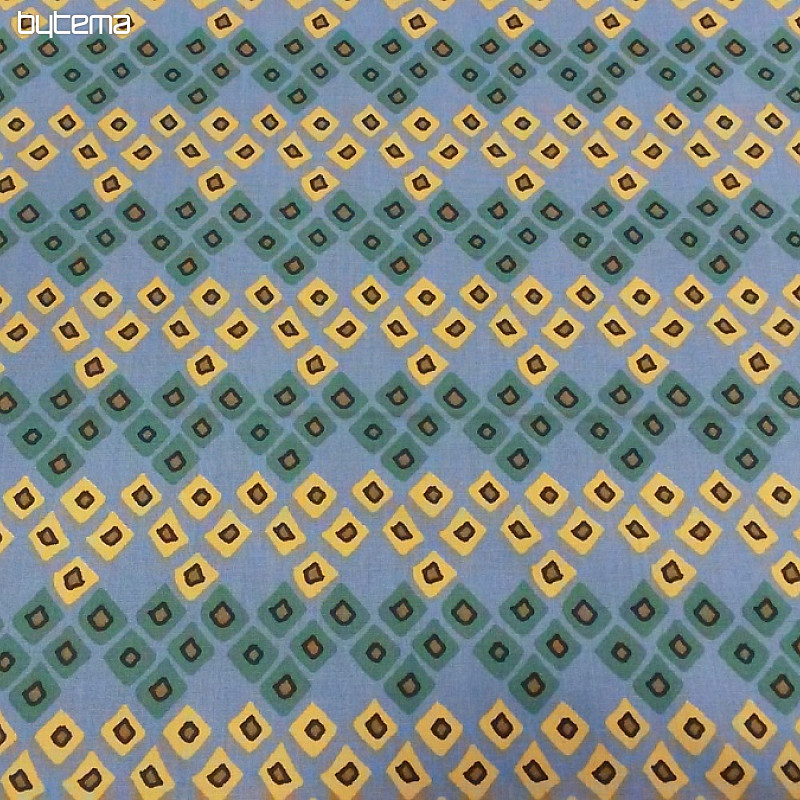 Tissu décoratif ETNO DOZALI bleu