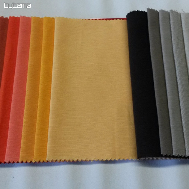 Tissu déco uni LISO jaune clair