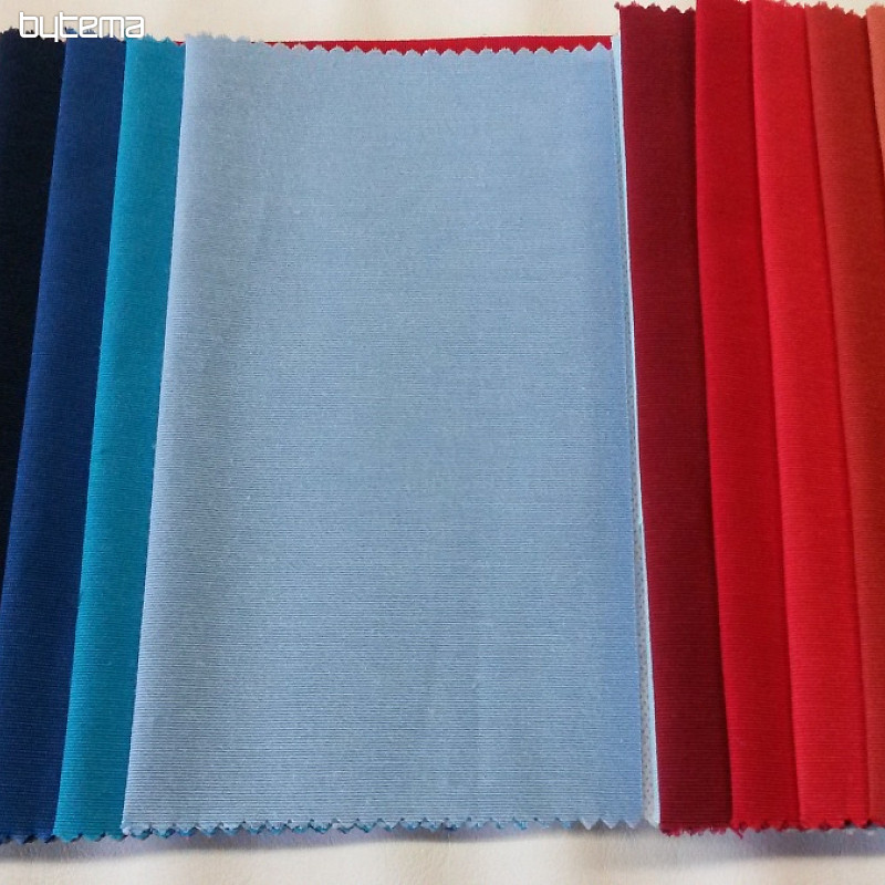 Tissu déco uni couleur LISO bleu clair