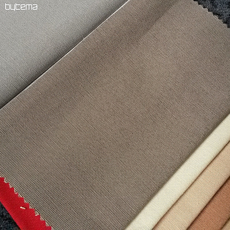 Tissu déco uni LISO 109 beige taupe