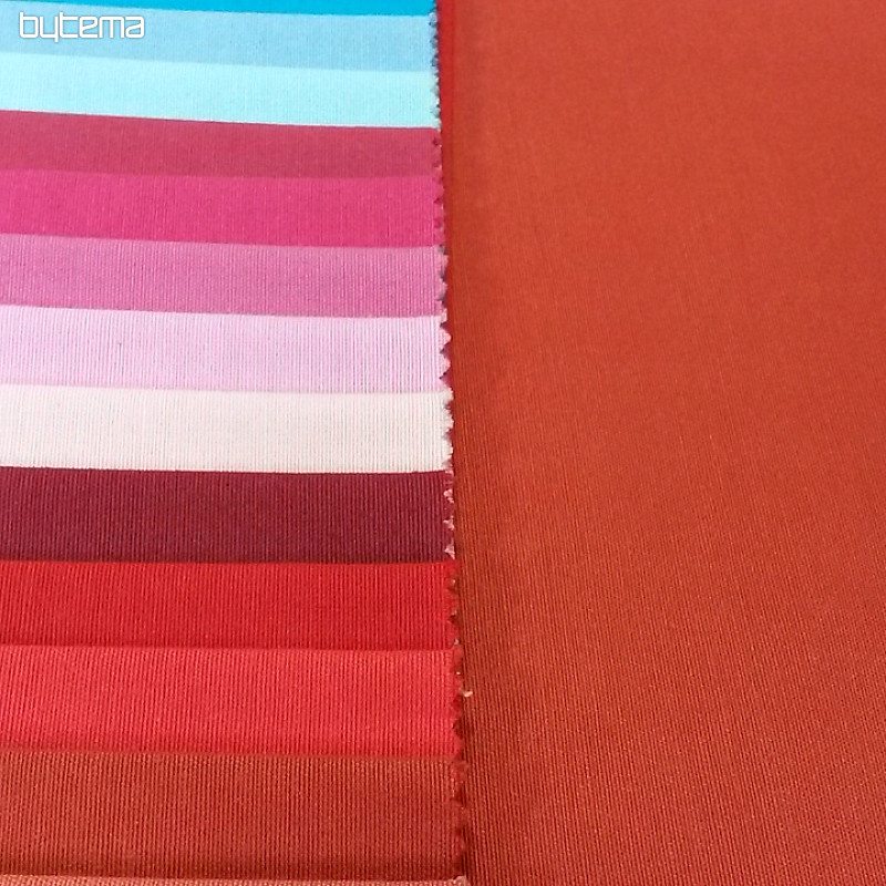 Tissu décoratif uni couleur LISO 207 terre cuite