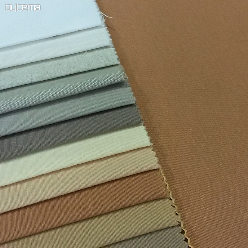 Tissu déco uni couleur LISO 103 nougat