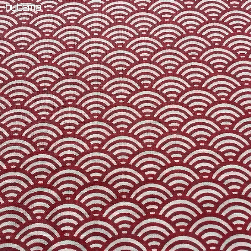 Tissu déco SUSHIS rouge