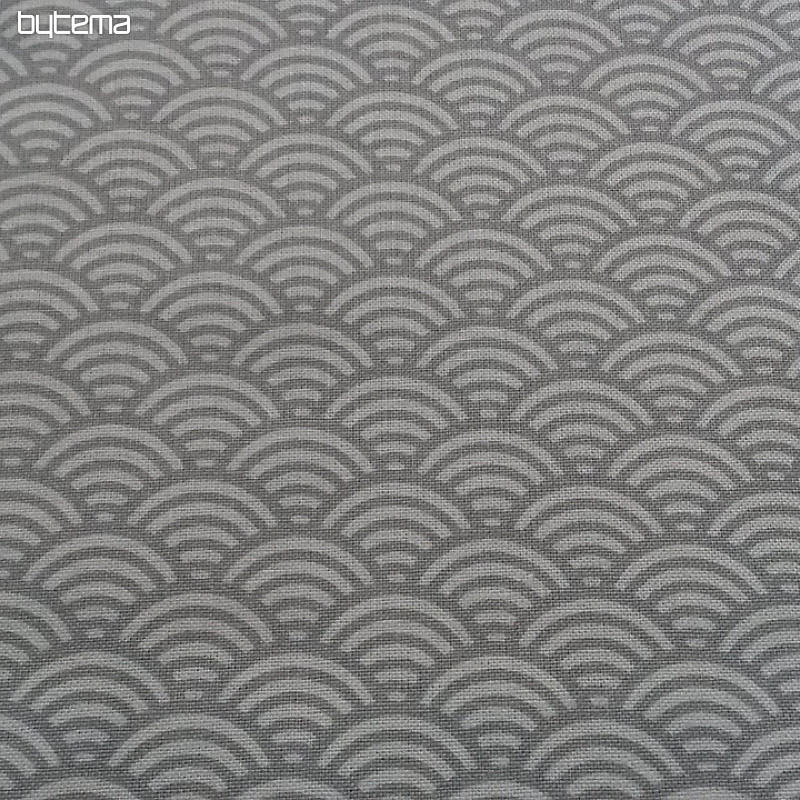 Tissu déco SUSHIS gris clair