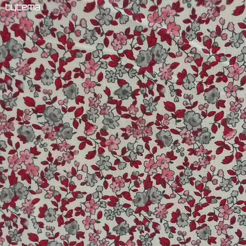 Tissu déco LEONIE fleurs 2