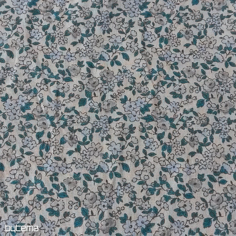 Tissu décoratif LEONIE fleurs 20