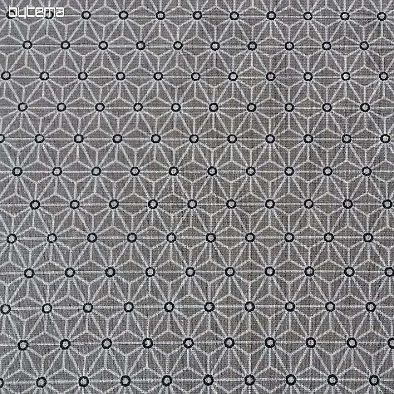 Tissu décoratif SAKI 25 beige-gris