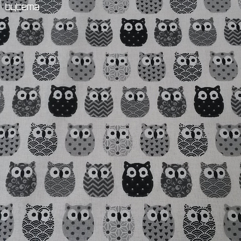 Tissu décoratif MINI CHOUETTES 8
