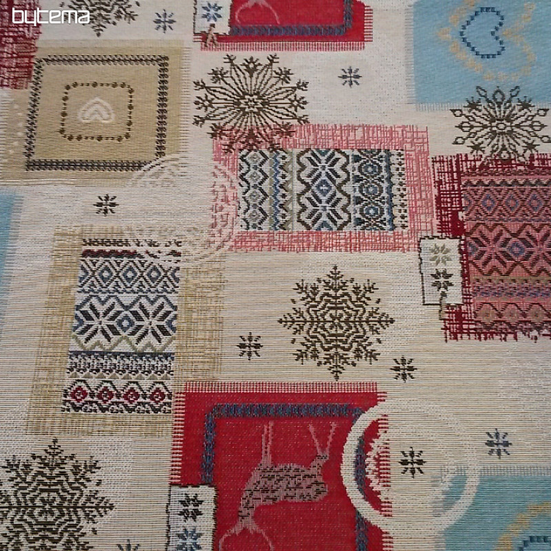 Tissu tapisserie Noël KANDU