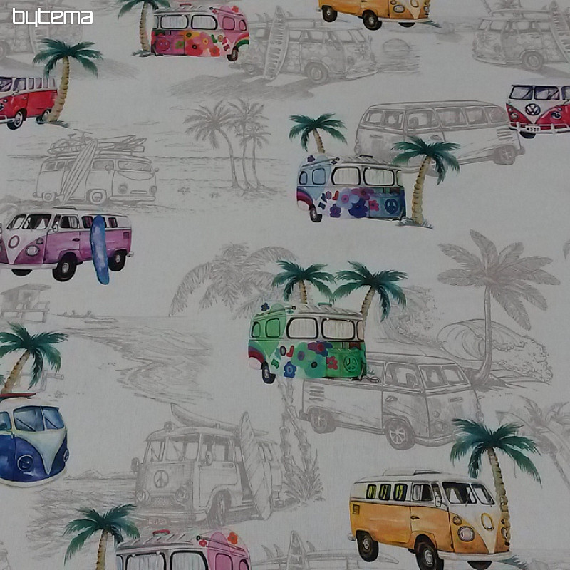 Tissu décoratif FLORIDA SURF LIFE numérique