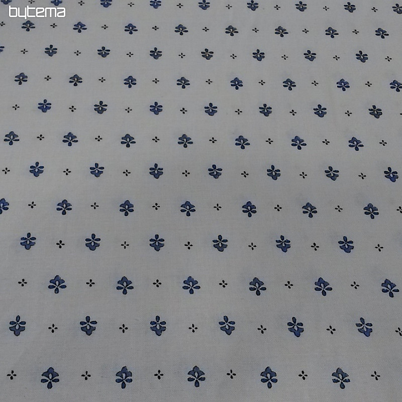 Tissu coton VOLKS bleu