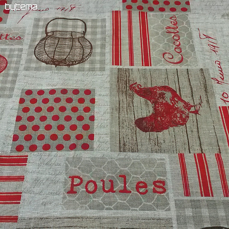 Tissu décoratif SLEPIČČKA lin