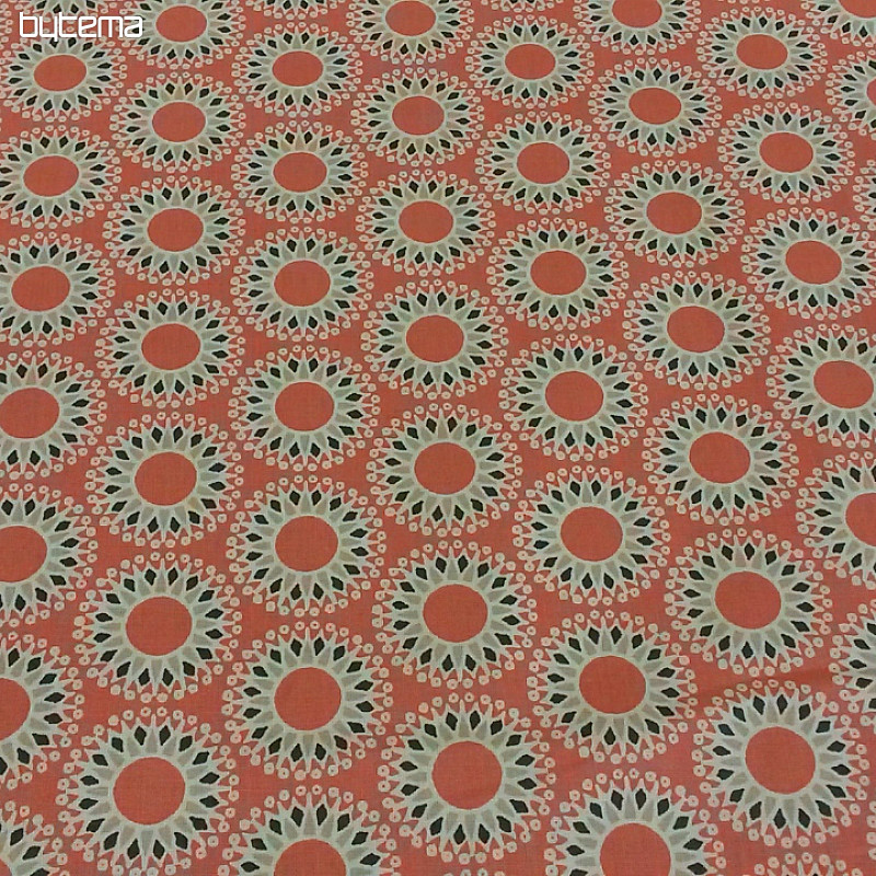 Tissu coton MALAWA orange
