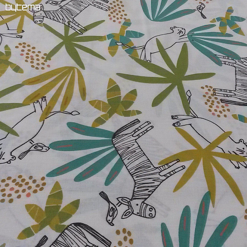 Tissu coton JUNGLE