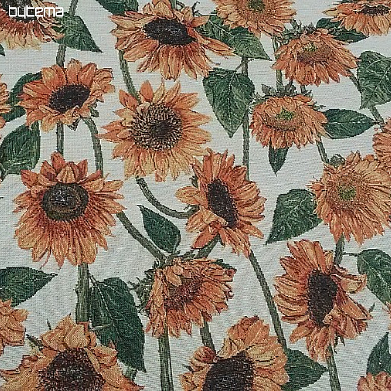 Nappe tapisserie et écharpe TOURNESOL