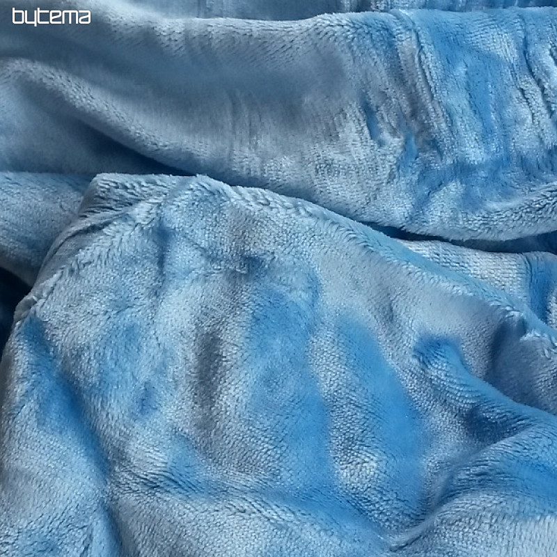 drap de lit MIKROFLANE bleu foncé