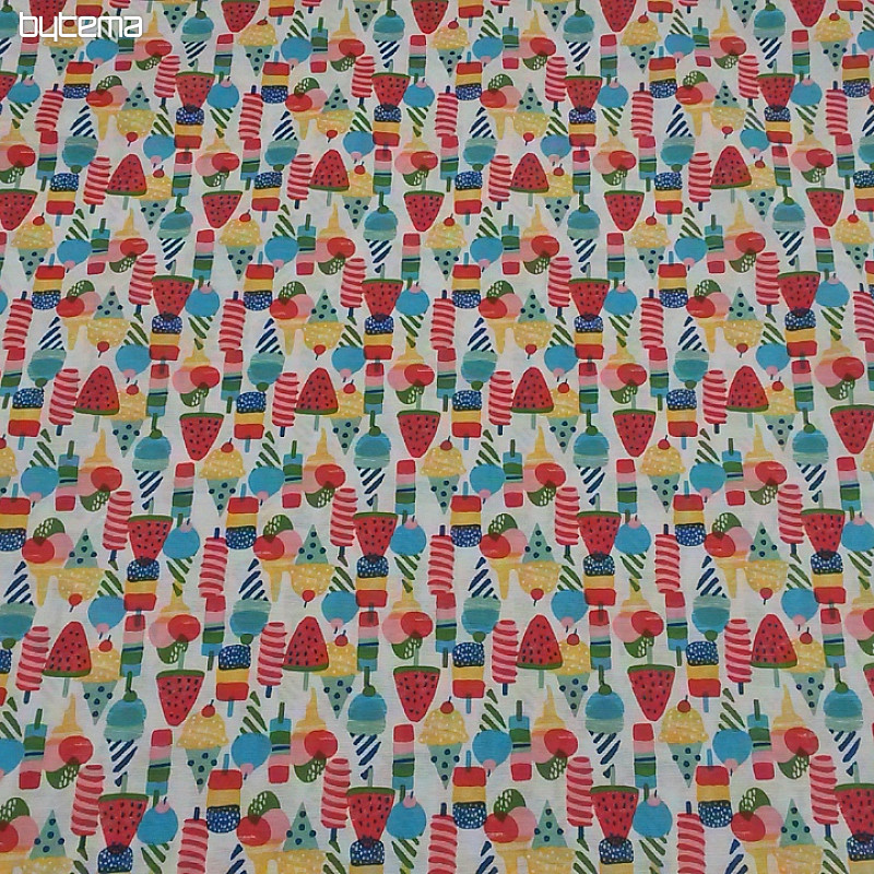 Tissu déco NANUK rouge