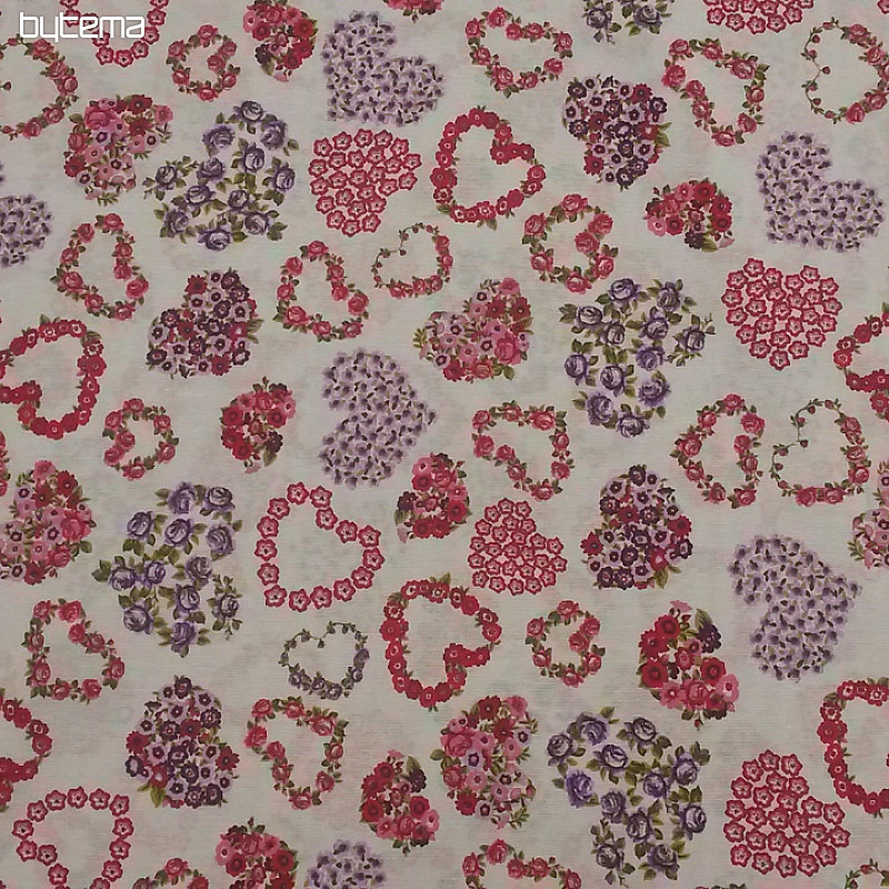 Tissu déco AROAN violet