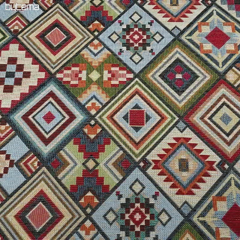 Tissu à tapisserie AZTEC moyen