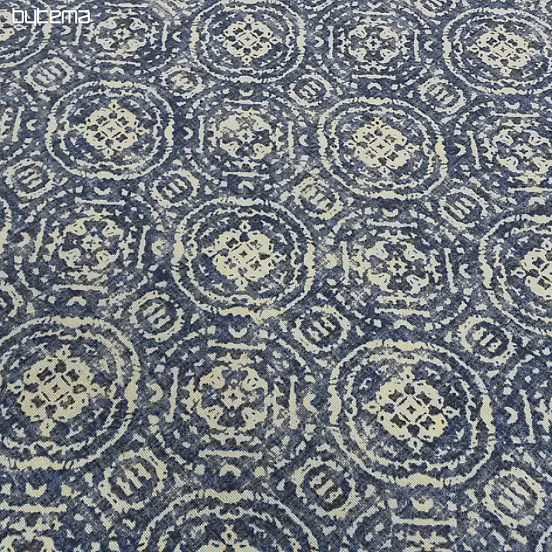 Tissu déco CANCUN bleu