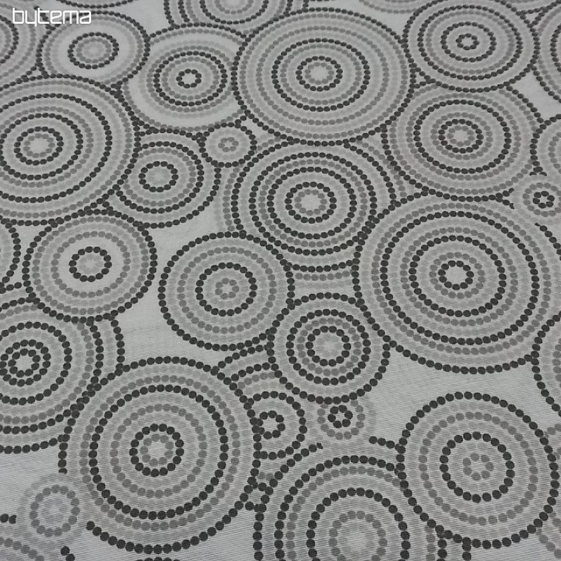 Tissu décoratif MANDALA ECO gris