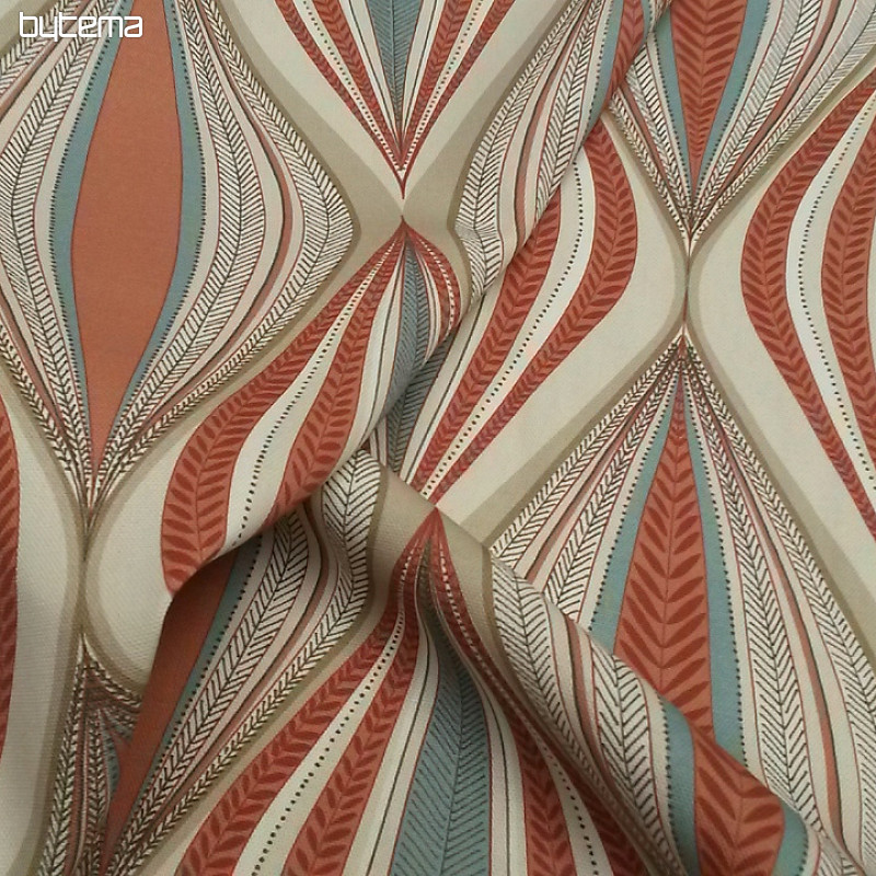 tissu décoratif ROMBOS marron
