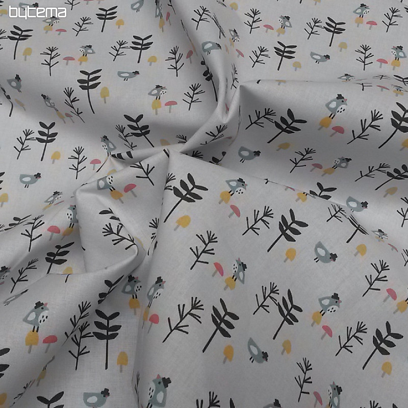 Tissu coton OISEAUX ZIZO