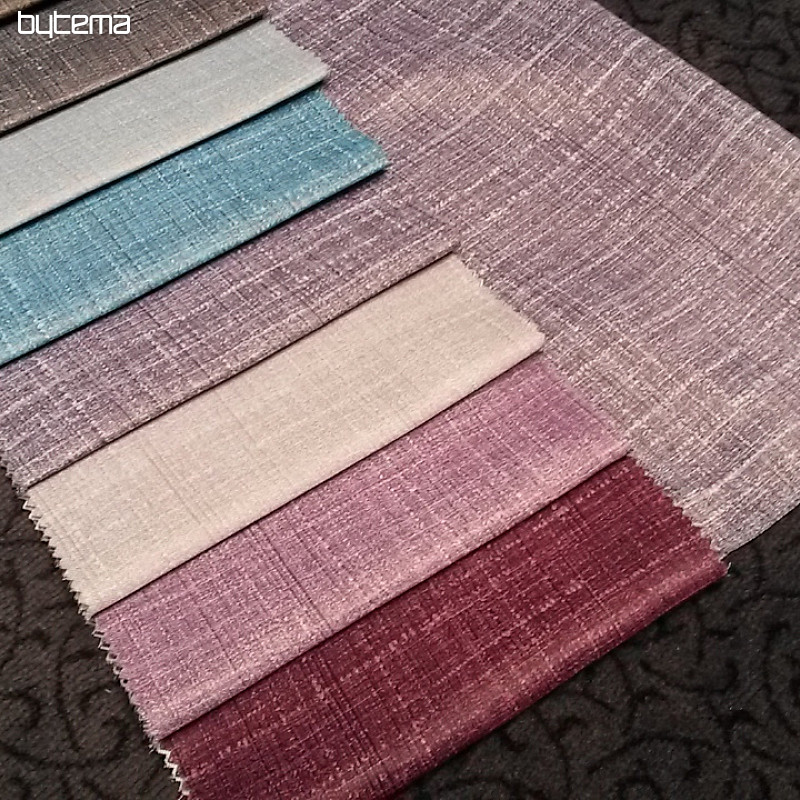 Tissu décoratif DIMOUT pour rideaux violet foncé 93