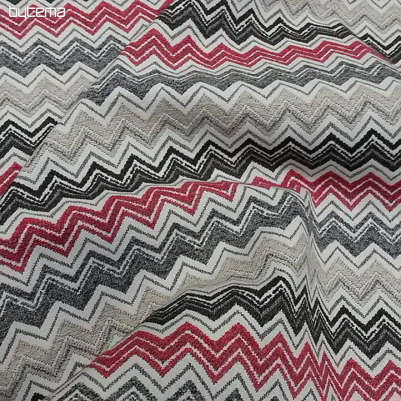 tissu de revêtement LUSA zik zak