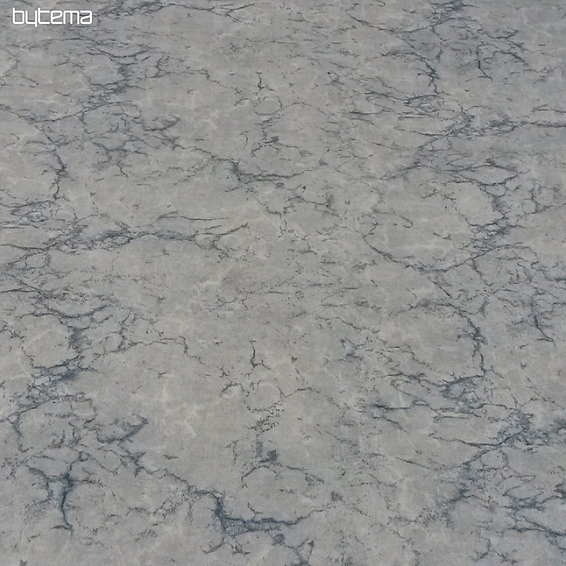 Tissu déco MARBRE bleu