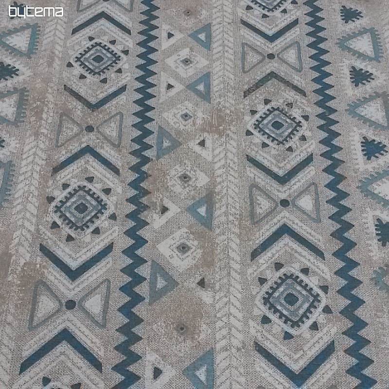 Tissu décoratif TULUM MAYA turquoise