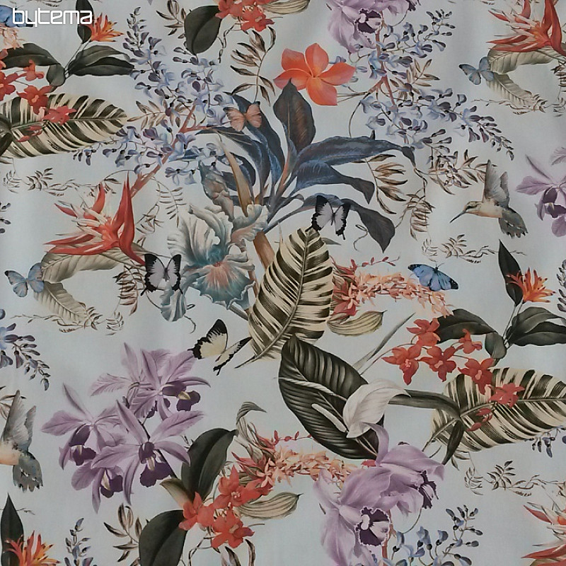 Tissu déco SOLA bleu