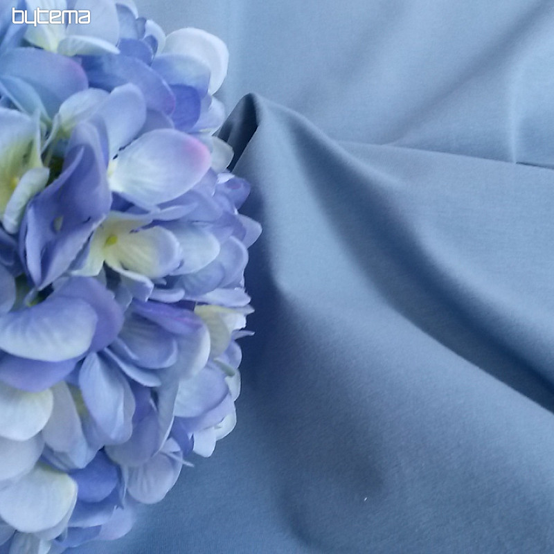 Maille coton bleu TEINTURE